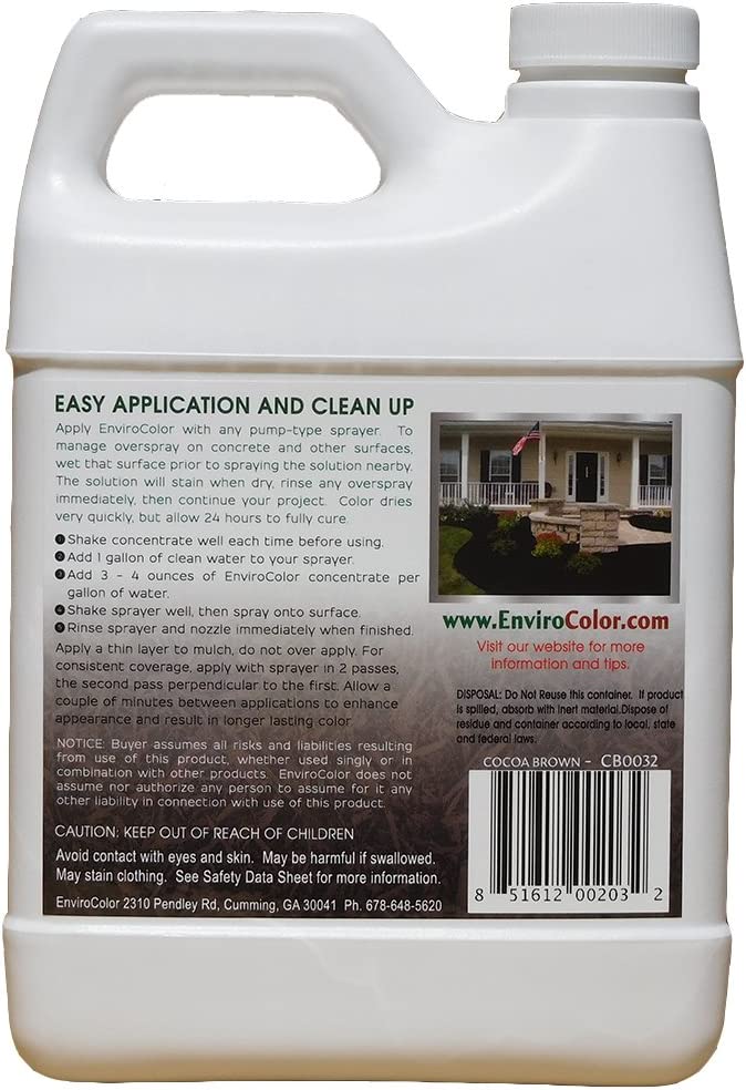 Cocoa Brown Mulch Dye - 1- Quart
